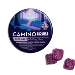 Camino Blackberry Dream High Dose Gummies